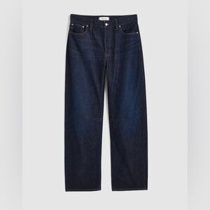 Madewell The Darted Barrel-Leg Jean in SoftDrape
